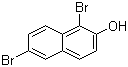 结构式 CAS# 16239-18-2, 1,6-二溴-2-萘酚
