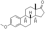 结构式 CAS# 1624-62-0, 3-甲氧基雌酮; 3-甲氧基-1,3,5(10)-雌甾三烯-17-酮