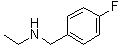 structure of CAS# 162401-03-8, N-Ethyl-4-fluorobenzenemethanamine;N-(4-Fluorobenzyl)ethanamine; N-Ethyl-4-fluorobenzylamine