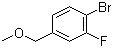 structure of CAS# 162744-47-0, 1-Bromo-2-fluoro-4-(methoxymethyl)benzene