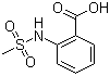 结构式 CAS# 162787-61-3, 2-甲基磺酰胺基苯甲酸