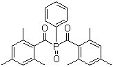 结构式 CAS# 162881-26-7, 苯基双(2,4,6-三甲基苯甲酰基)氧化膦