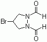 结构式 CAS# 162887-23-2, 4-溴-1,2-二甲酰基吡唑烷