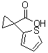 结构式 CAS# 162959-94-6, 1-噻吩-2-基环丙烷羧酸