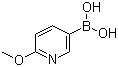 structure of CAS# 163105-89-3, 2-Methoxy-5-pyridineboronic acid;2-Methoxy-5-pyridinylboronic acid