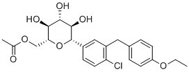 结构式 CAS# 1632287-34-3, 达格列嗪单乙酰基杂质