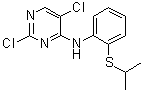 结构式 CAS# 1632485-14-3, 2,5-二氯-N-[2-[异丙硫基]苯基]-4-嘧啶胺