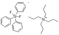 结构式 CAS# 163931-61-1, 四丁基铵 二氟三苯基硅酸盐