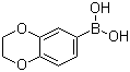 structure of CAS# 164014-95-3, 1,4-Benzodioxane-6-boronic acid;2,3-Dihydro-1,4-benzodioxin-6-ylboronic acid