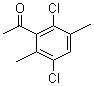 结构式 CAS# 164165-77-9, 1-(2,5-二氯-3,6-二甲基苯基)乙酮