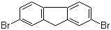 结构式 CAS# 16433-88-8, 2,7-二溴芴