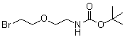 structure of CAS# 164332-88-1, [2-(2-Bromoethoxy)ethyl]carbamic acid 1,1-dimethylethyl ester;tert-Butyl [2-(2-bromoethoxy)ethyl]carbamate
