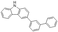 structure of CAS# 1643526-99-1, 3-([1,1'-Biphenyl]-3-yl)-9H-carbazole;3-(3-phenylphenyl)-9H-carbazole