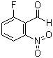结构式 CAS# 1644-82-2, 2-氟-6-硝基苯甲醛