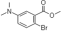 结构式 CAS# 164513-41-1, 2-溴-5-(二甲基氨基)苯甲酸甲酯