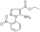 结构式 CAS# 16459-33-9, 5-氨基-(2-硝基苯基)-1H-吡唑-4-羧酸乙酯
