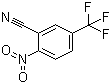 结构式 CAS# 16499-52-8, 2-硝基-5-(三氟甲基)苯腈