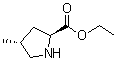 structure of CAS# 165273-06-3, trans-4-Methyl-DL-proline ethyl ester;(4S)-rel-4-Methyl-D-proline ethyl ester