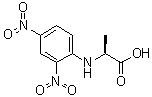 结构式 CAS# 1655-52-3, N-(2,4-二硝基苯基)-L-丙氨酸