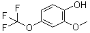 2-Methoxy-4-(trifluoromethoxy)phenol molecular structure (CAS 166312-49-8)