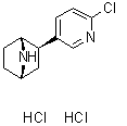 结构式 CAS# 166374-43-2, 地棘蛙素二盐酸盐