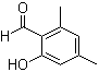 结构式 CAS# 1666-02-0, 2-羟基-4,6-二甲基苯甲醛