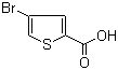 结构式 CAS# 16694-18-1, 4-溴噻吩-2-甲酸; 4-溴-2-噻吩甲酸