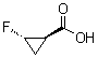 结构式 CAS# 167073-08-7, (1R-反式)-2-氟环丙烷羧酸