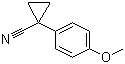 结构式 CAS# 16728-00-0, 1-(4-甲氧基苯基)环丙甲腈