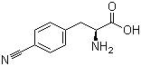 structure of CAS# 167479-78-9, L-4-Cyanophenylalanine;(2S)-2-Amino-3-(4-cyanophenyl)propanoic acid