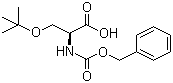 N-Cbz-O-tert-butyl-L-serine molecular structure (CAS 1676-75-1)