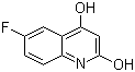 结构式 CAS# 1677-37-8, 6-氟-2,4-二羟基喹啉