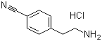 结构式 CAS# 167762-80-3, 4-(2-氨基乙基)苯腈盐酸盐; 对氰基苯乙胺盐酸盐
