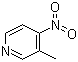 structure of CAS# 1678-53-1, 3-Methyl-4-nitropyridine