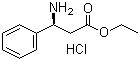 结构式 CAS# 167834-24-4, (S)-3-氨基-3-苯丙酸乙酯盐酸盐