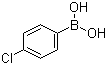 结构式 CAS# 1679-18-1, 4-氯苯硼酸; 对氯苯硼酸