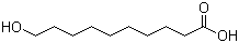 结构式 CAS# 1679-53-4, 10-羟基癸酸
