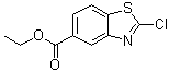 structure of CAS# 1680191-38-1, 2-Chloro-5-benzothiazolecarboxylic acid ethyl ester