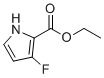 structure of CAS# 168102-05-4, Ethyl 3-fluoro-1H-pyrrole-2-carboxylate