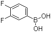 结构式 CAS# 168267-41-2, 3,4-二氟苯硼酸
