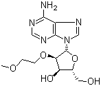 结构式 CAS# 168427-74-5, 2'-O-(2-甲氧乙基)腺苷
