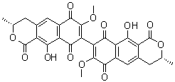 structure of CAS# 1685-91-2, Xanthomegnine;NSC 264720