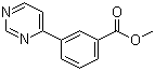 结构式 CAS# 168619-01-0, 3-(嘧啶-4-基)苯甲酸甲酯