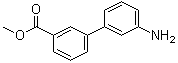structure of CAS# 168619-25-8, 3'-Amino-[1,1'-biphenyl]-3-carboxylic acid methyl ester;3'-Amino-[1,1'-biphenyl]-3-carboxylic acid methyl ester; Methyl 3'-amino-1,1'-biphenyl-3-carboxylate; Methyl 3'-aminobiphenyl-3-carboxylate