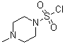 结构式 CAS# 1688-95-5, 4-甲基-1-哌嗪基磺酰氯