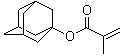 结构式 CAS# 16887-36-8, 1-金刚烷基甲基丙烯酸酯