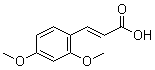 结构式 CAS# 16909-09-4, 反式-2,4-二甲氧基肉桂酸