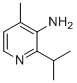 结构式 CAS# 1698293-93-4, 2-异丙基-4-甲基吡啶-3-胺