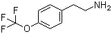 structure of CAS# 170015-99-3, 4-(Trifluoromethoxy)phenethylamine;2-(4-Trifluoromethoxyphenyl)ethylamine