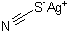 structure of CAS# 1701-93-5, Silver thiocyanate